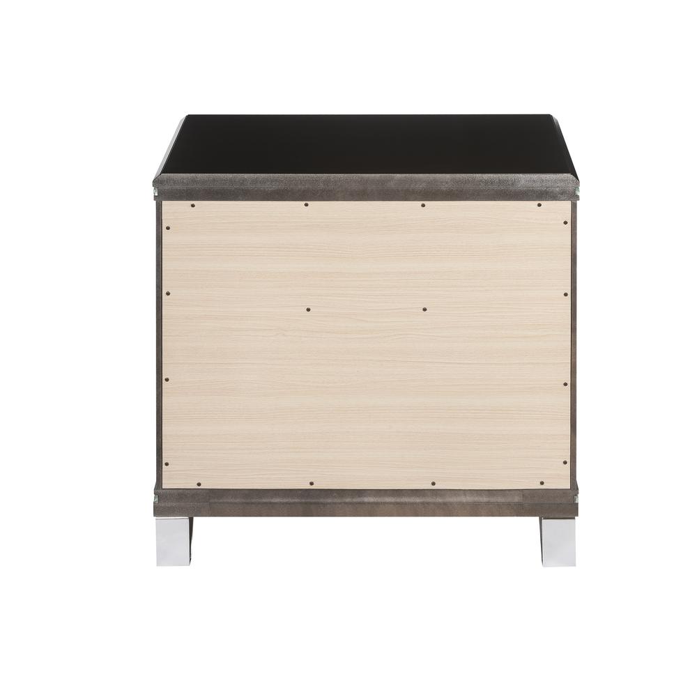 Sadie Nightstand Dark Champagne. Picture 3