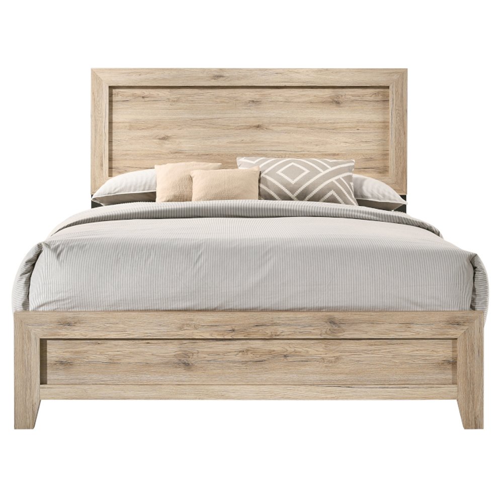 Miquell Eastern King Bed Natural. Picture 3