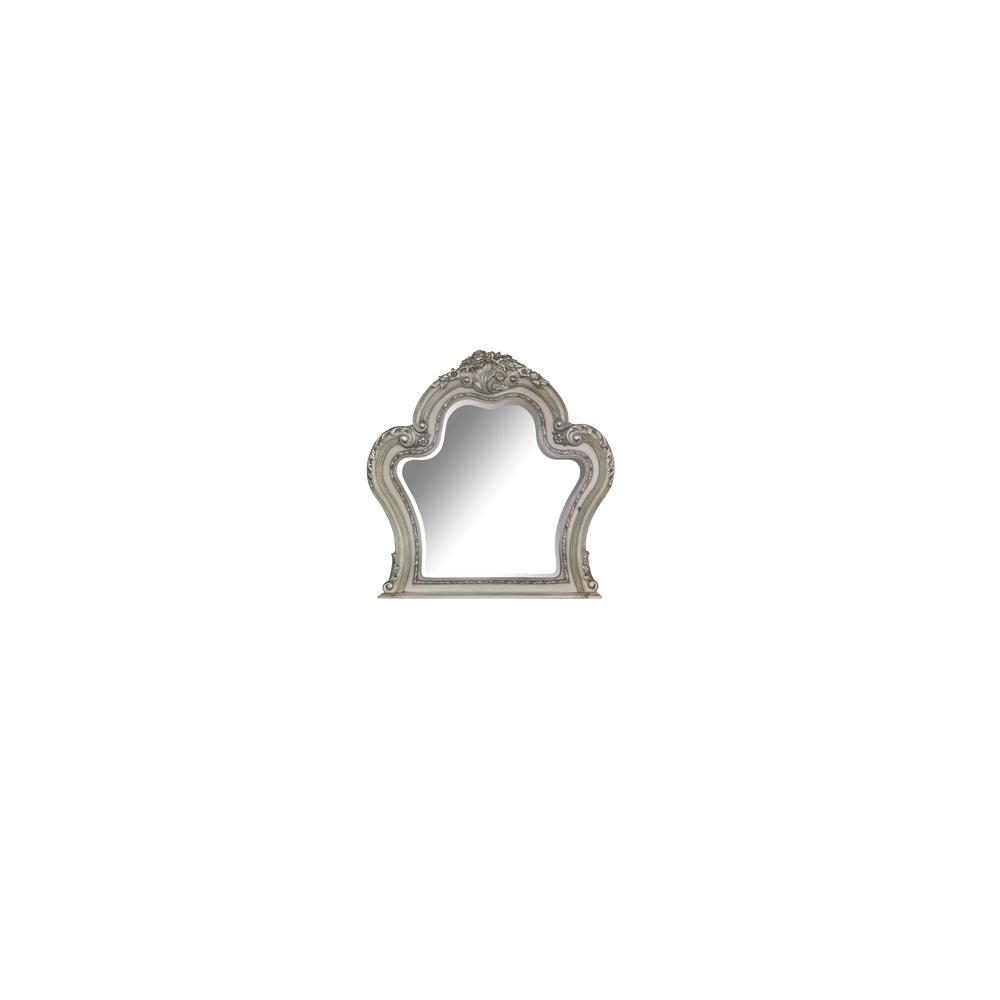 Dresden Mirror Vintage Bone White. Picture 1