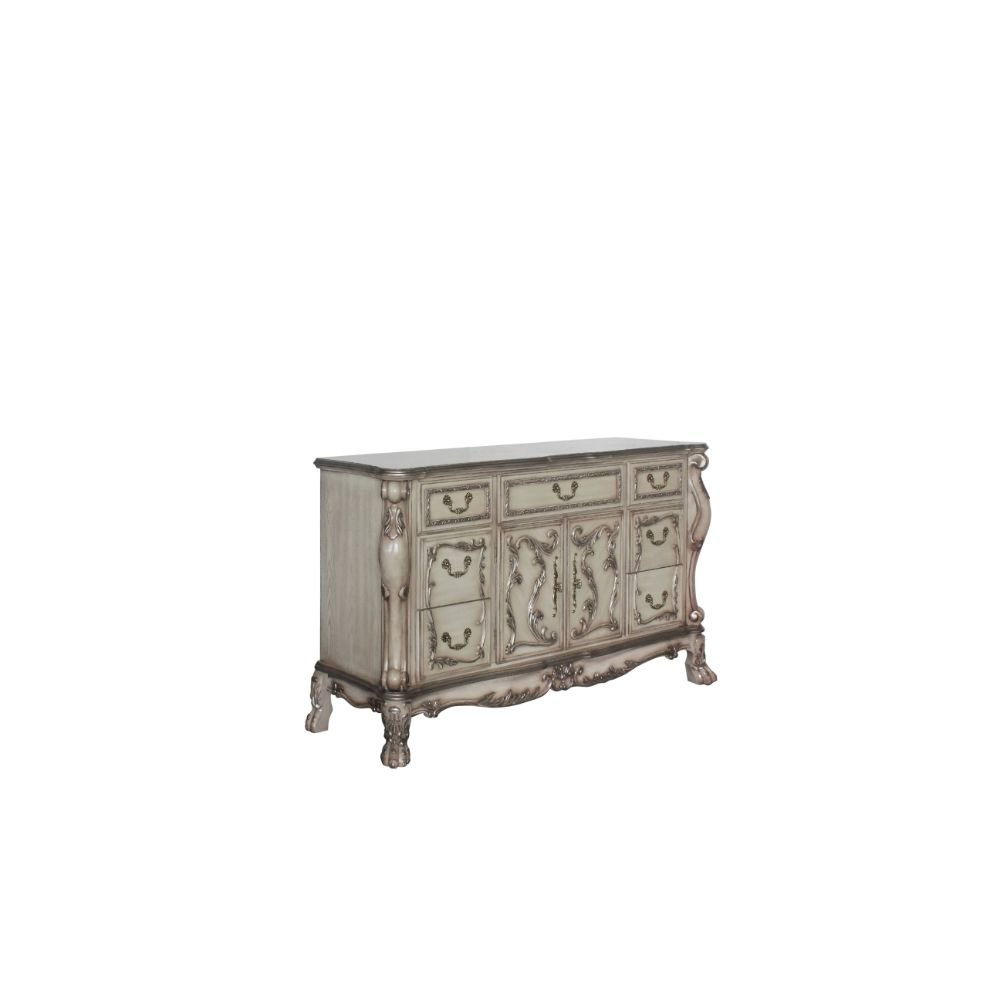 Dresden Dresser Vintage Bone White. Picture 1