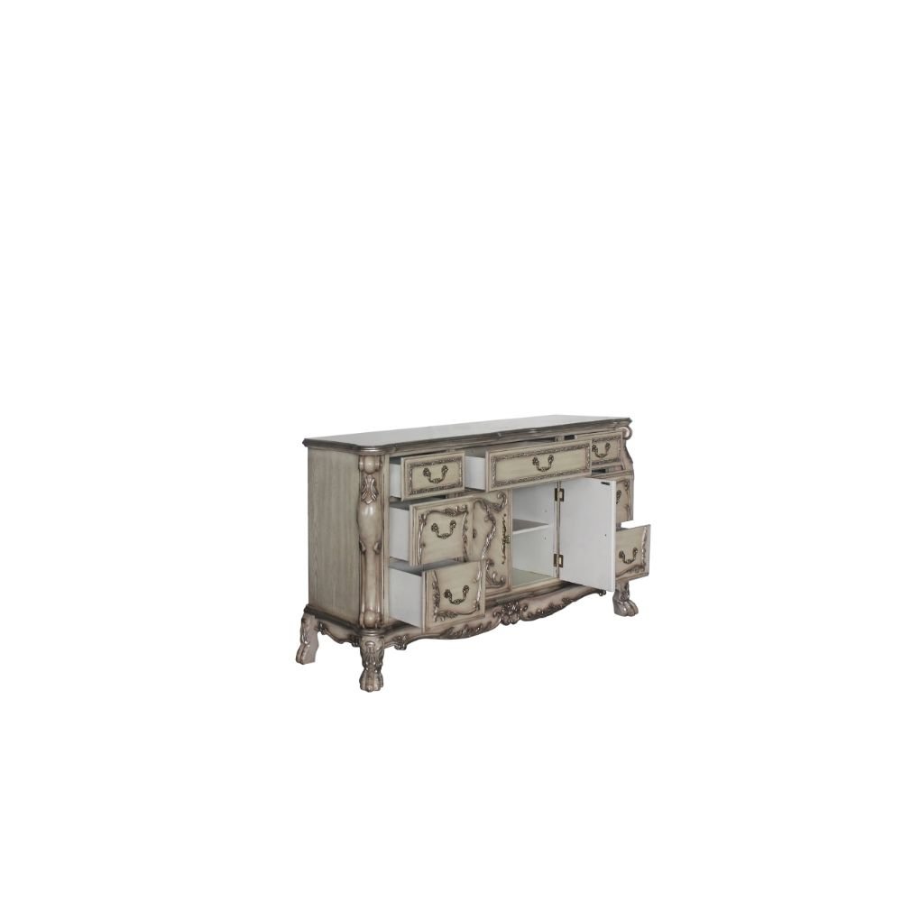 Dresden Dresser Vintage Bone White. Picture 5