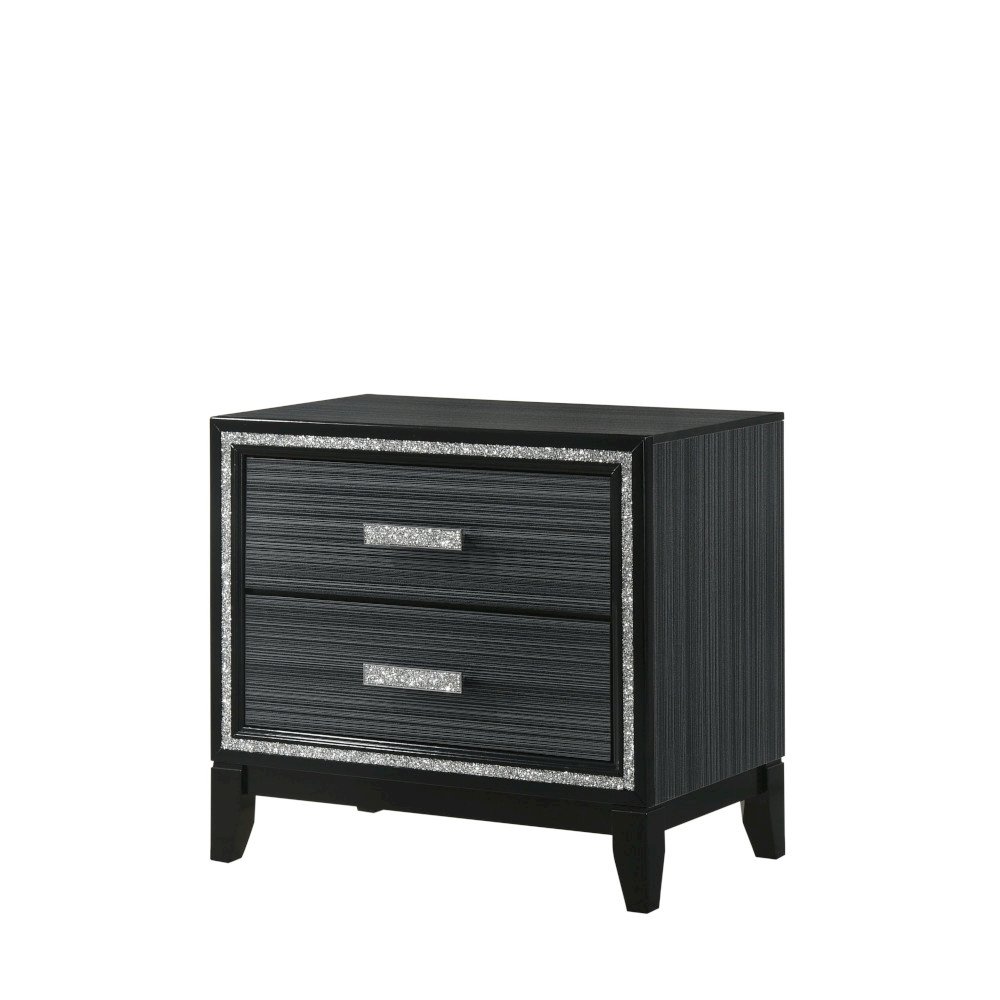 Haiden Nightstand Weathered Black. Picture 1