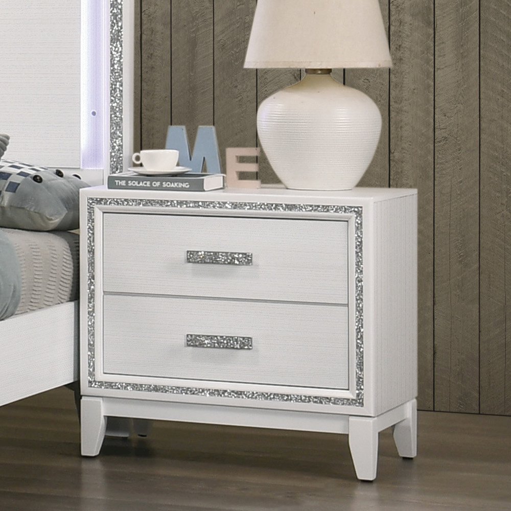 Haiden Nightstand White. Picture 1