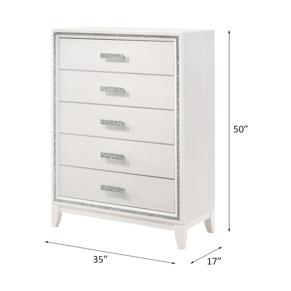 Haiden Chest White. Picture 4