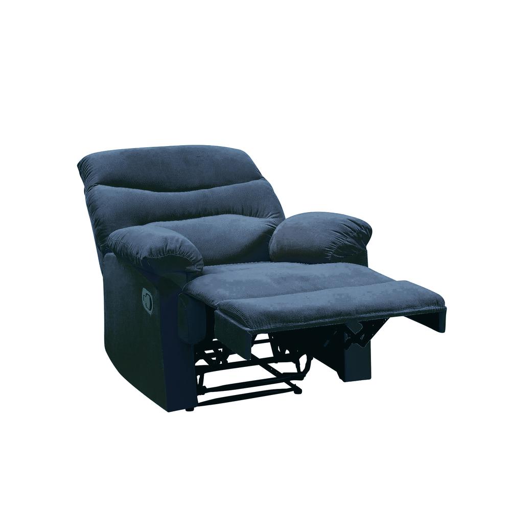 Arcadia Recliner, Blue Fabric. Picture 2