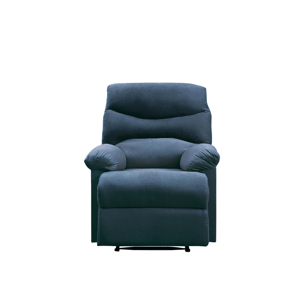Arcadia Recliner, Blue Fabric. Picture 3