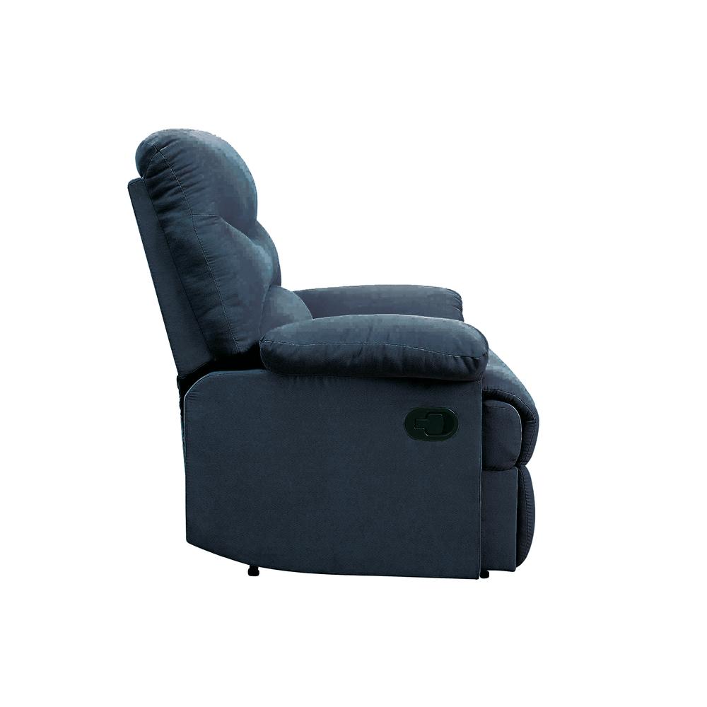 Arcadia Recliner, Blue Fabric. Picture 7