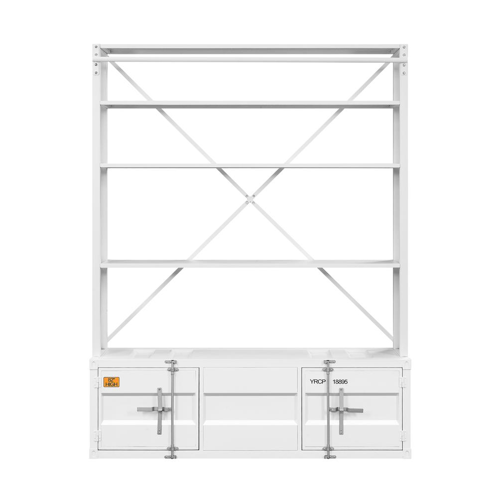 Cargo Bookshelf & Ladder, White. Picture 4