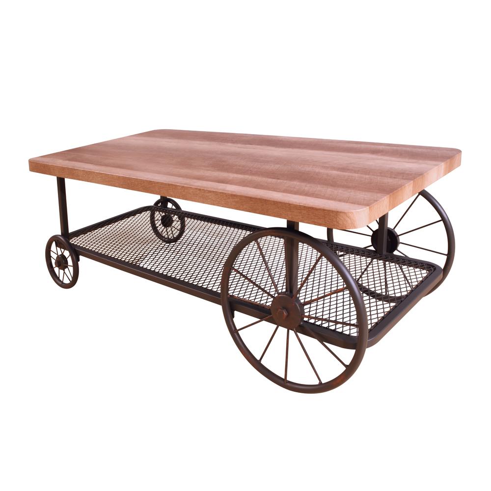 Francie Sofa Table, Oak & Antique Gray. Picture 1