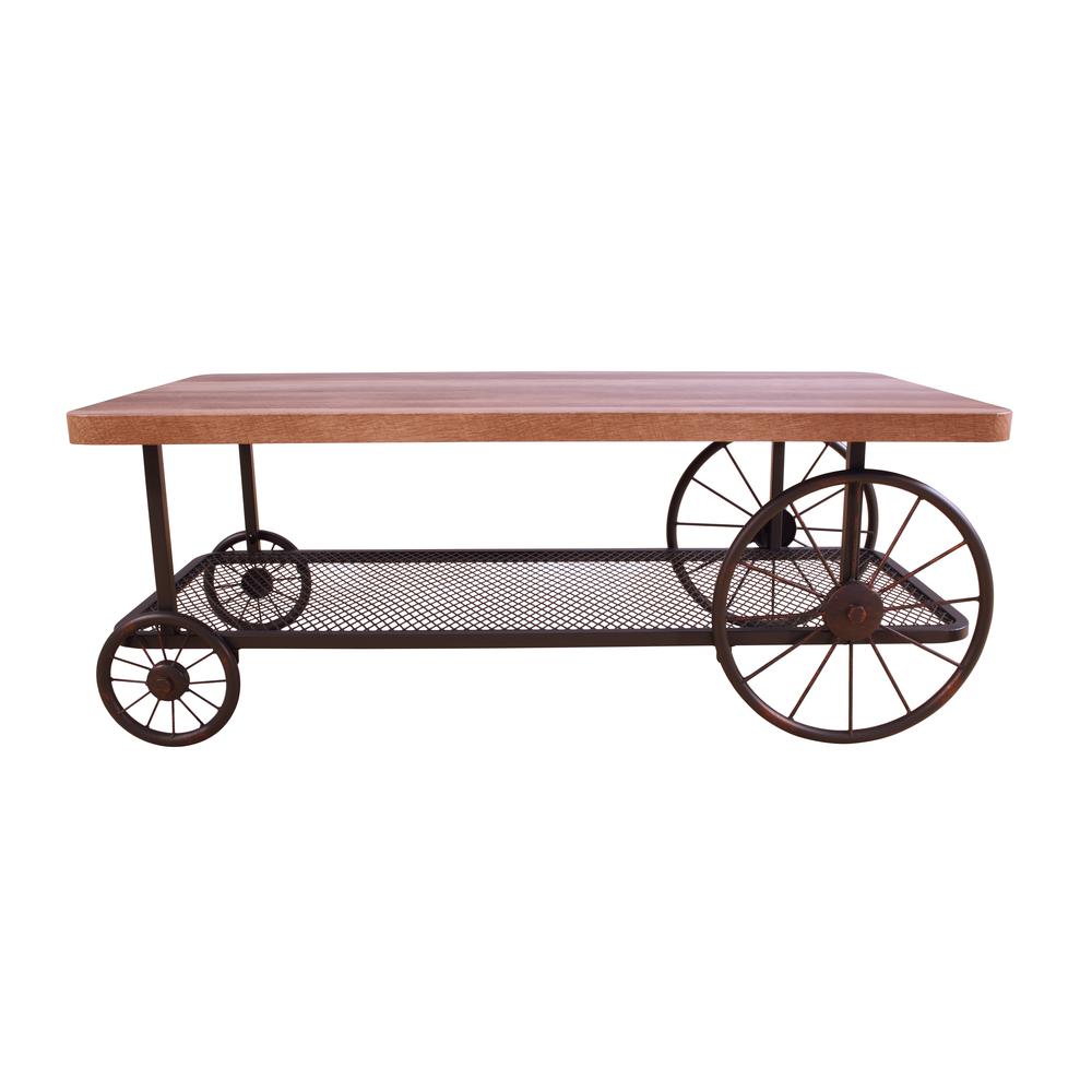 Francie Sofa Table, Oak & Antique Gray. Picture 2