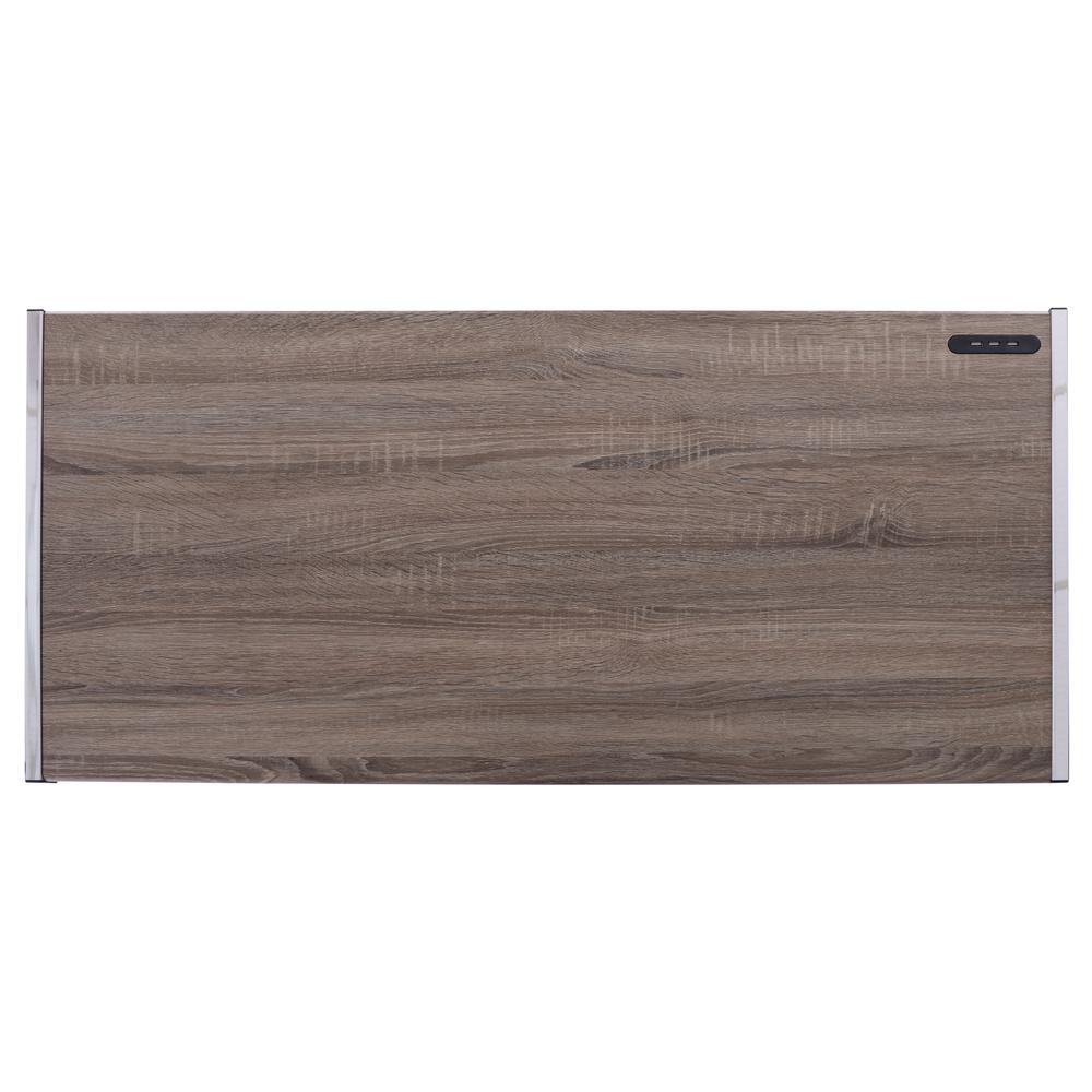 Finis Desk (USB Dock), Weathered Oak & Chrome. Picture 6