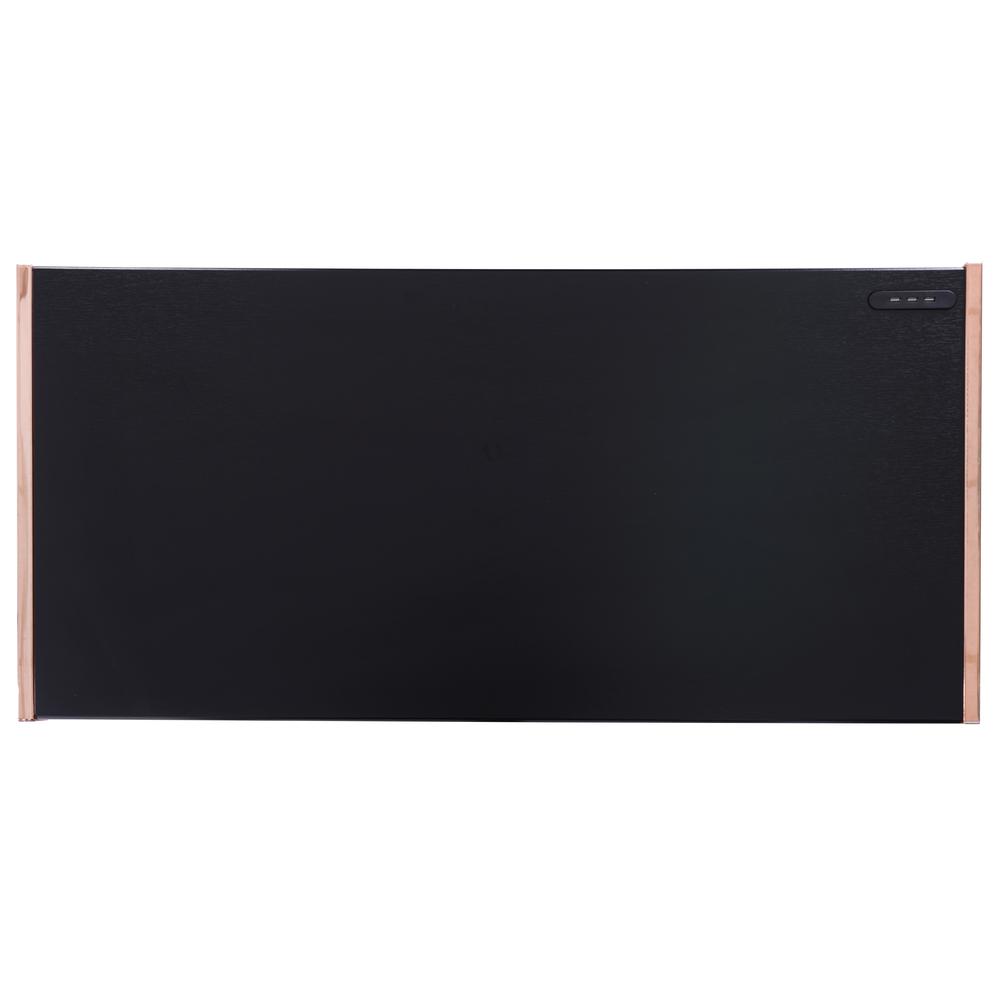 Finis Desk (USB Dock), Weathered Oak & Chrome. Picture 10