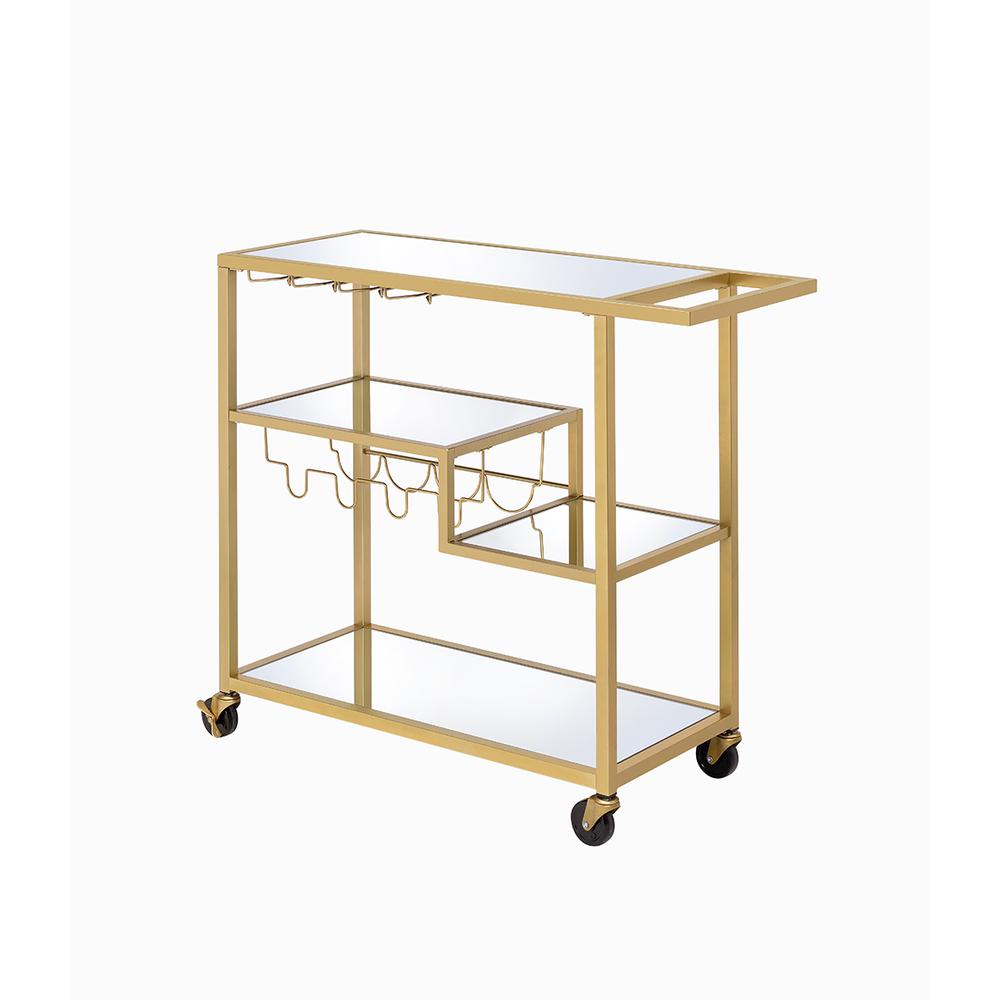 Jorgensen Serving Cart Rustic Oak & Charcoal. Picture 17