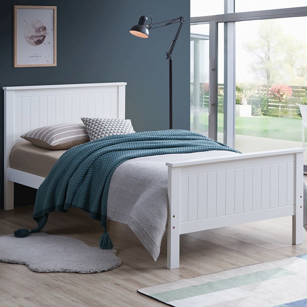 Bungalow Twin Bed White. Picture 6