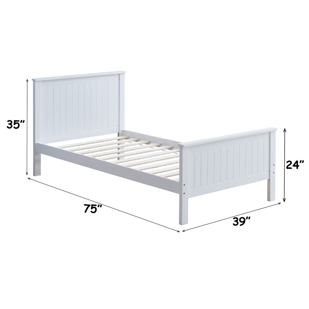 Bungalow Twin Bed White. Picture 9