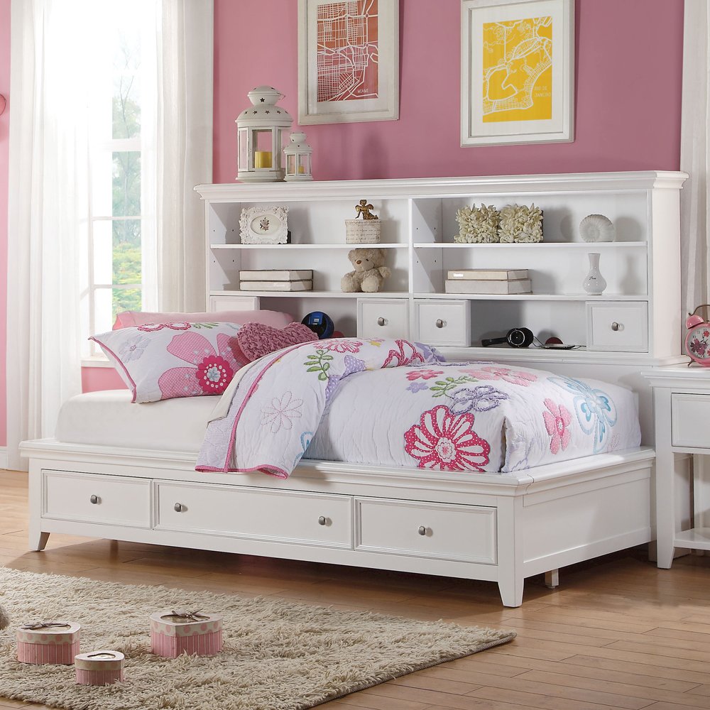 Lacey Daybed w/Storage White. Picture 1