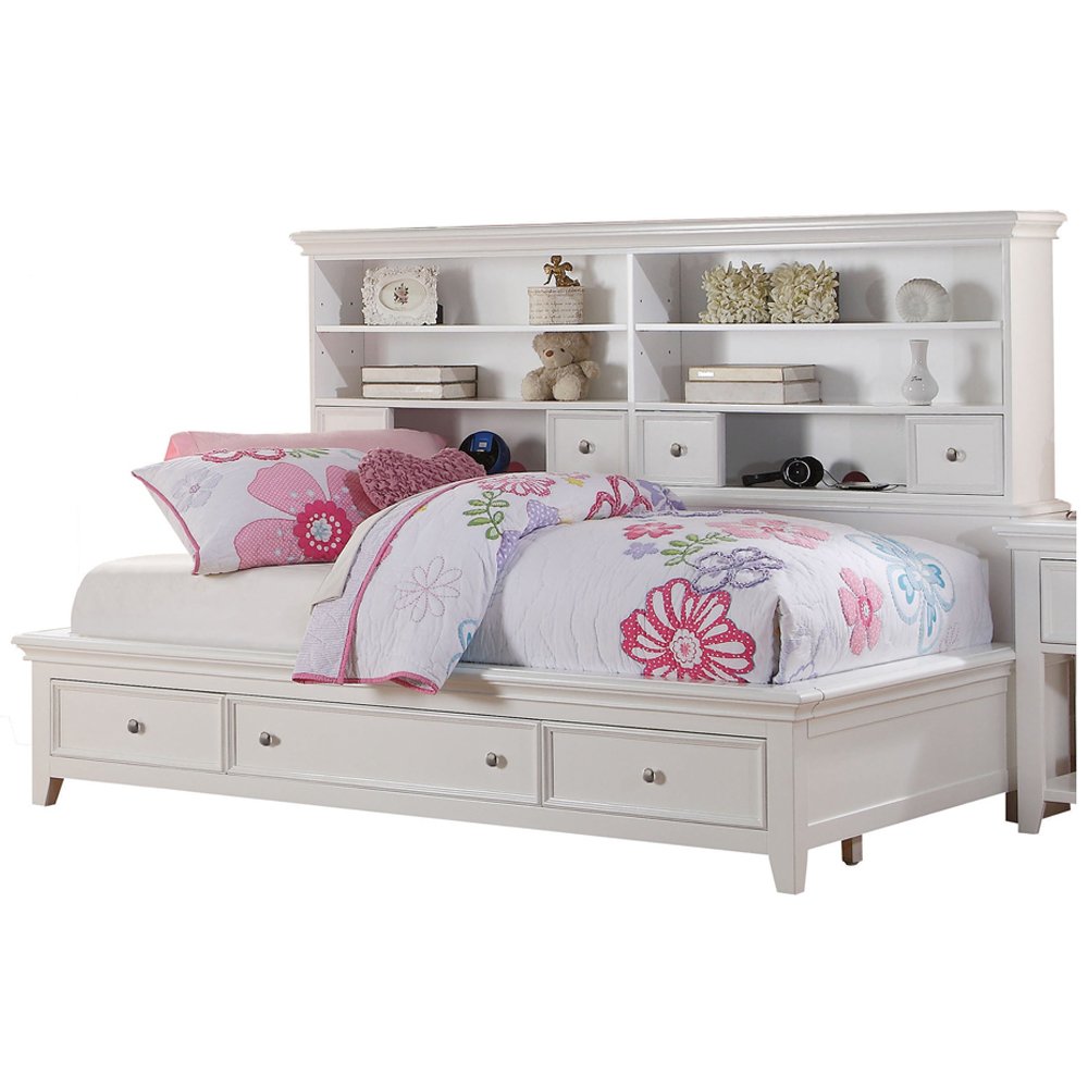 Lacey Daybed w/Storage White. Picture 2