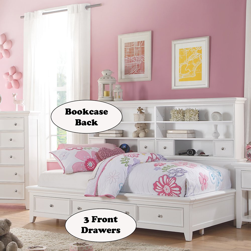 Lacey Daybed w/Storage White. Picture 4