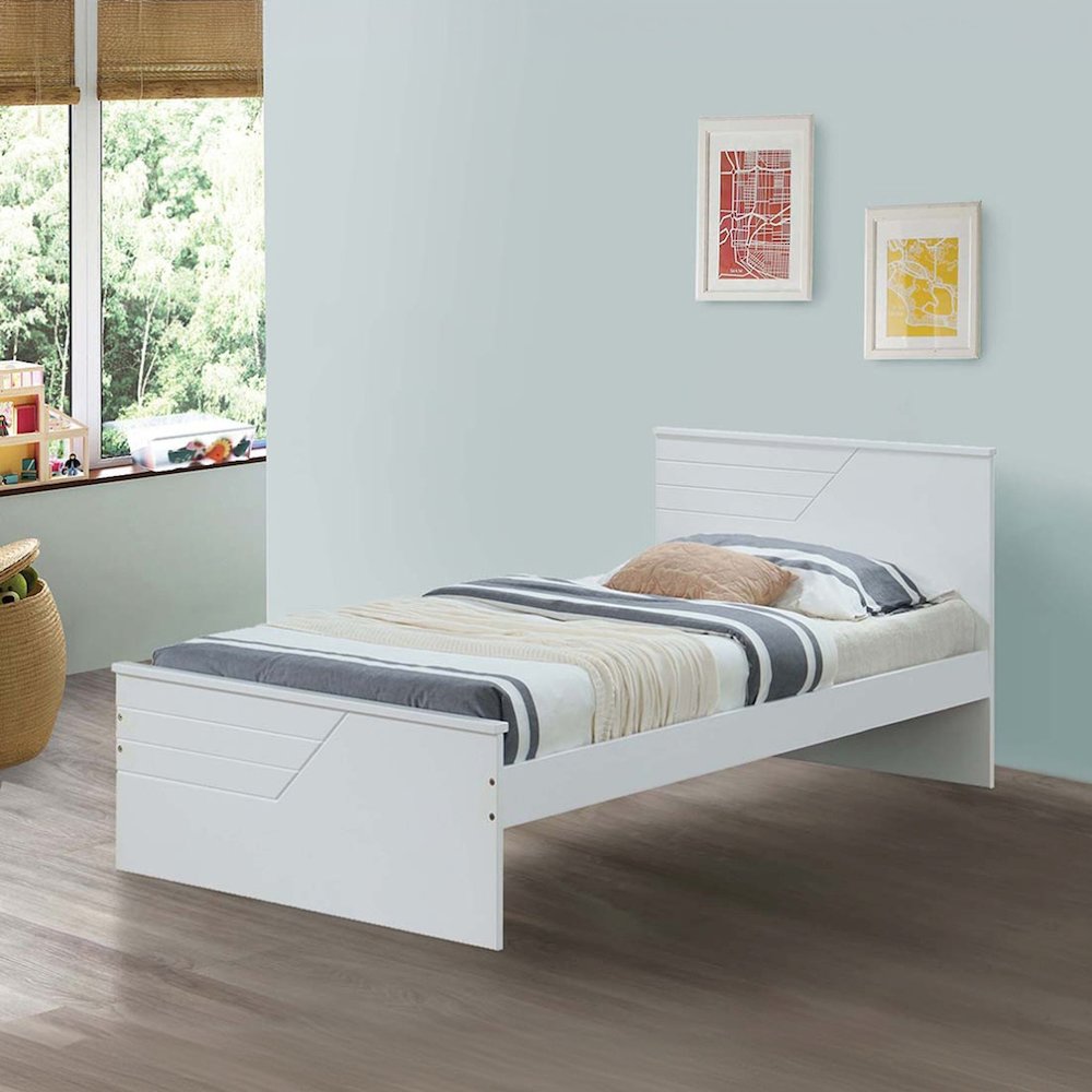 Ragna Twin Bed White. Picture 1