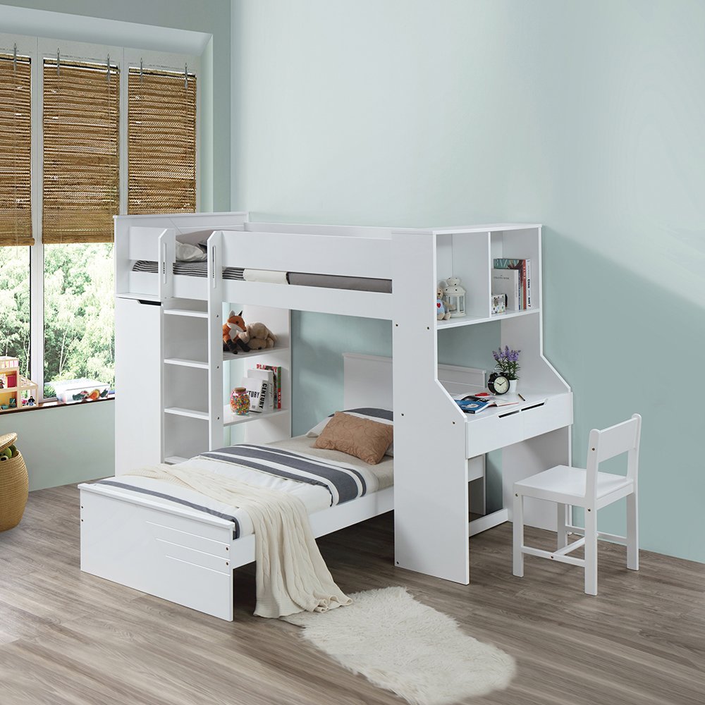 Ragna Twin Bed White. Picture 5