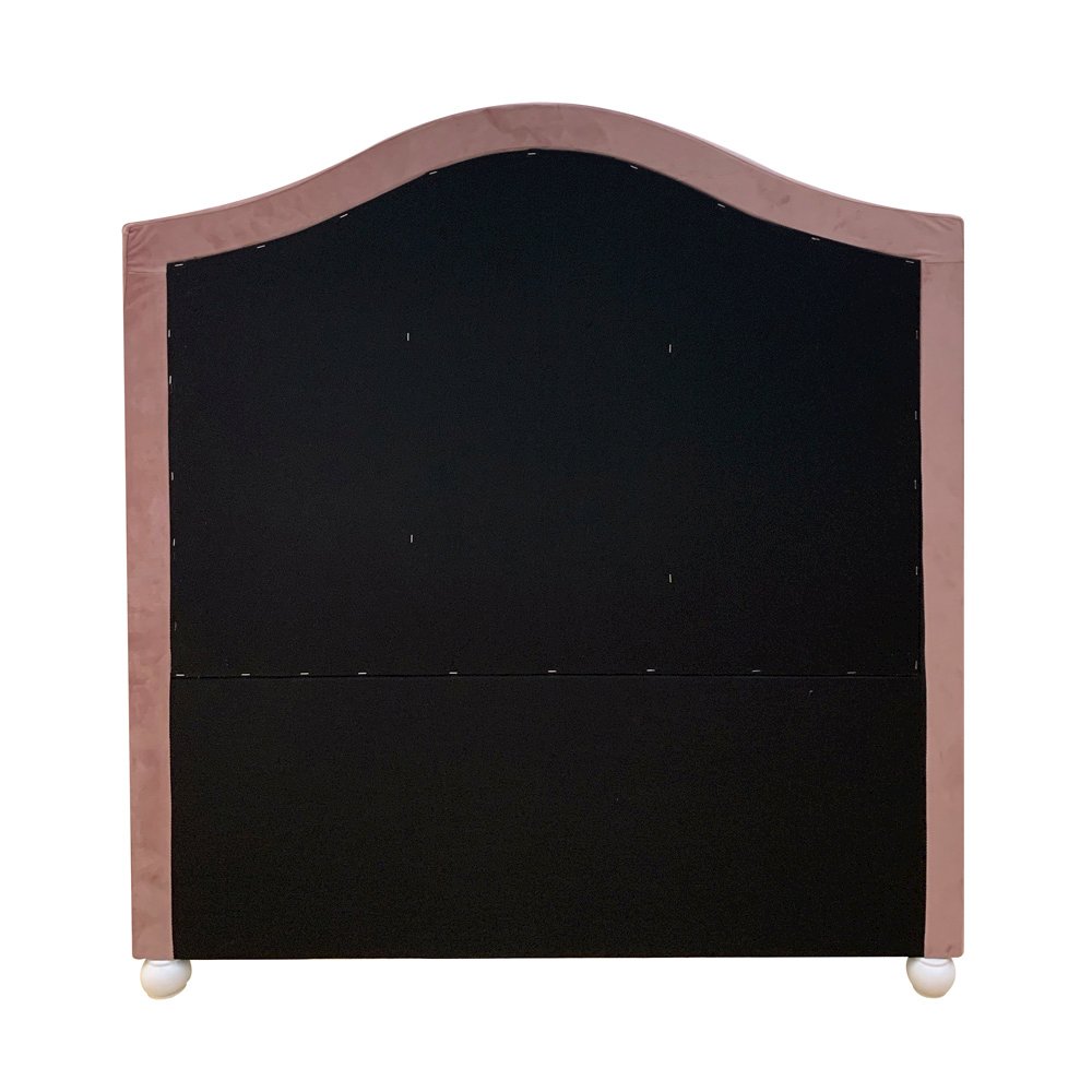 Reggie Twin Bed Pink Fabric. Picture 6