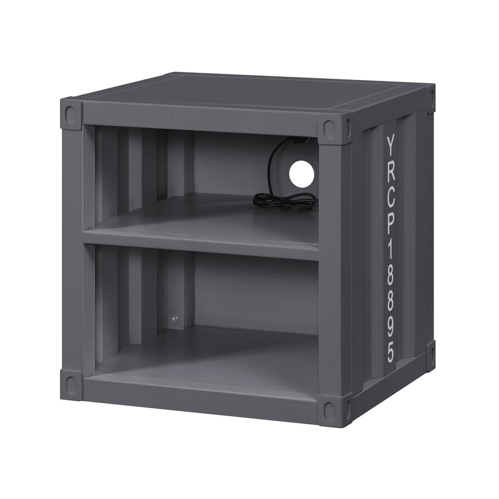 Cargo Nightstand (USB), Gunmetal. Picture 1