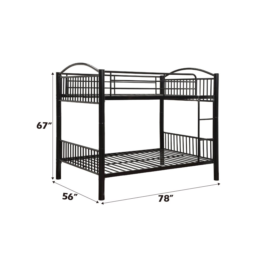 Cayelynn Bunk Bed (F/F) Black. Picture 5