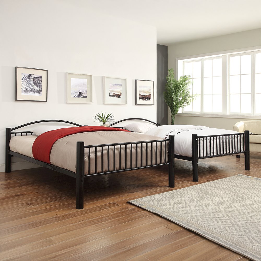 Cayelynn Bunk Bed (F/F) Black. Picture 6