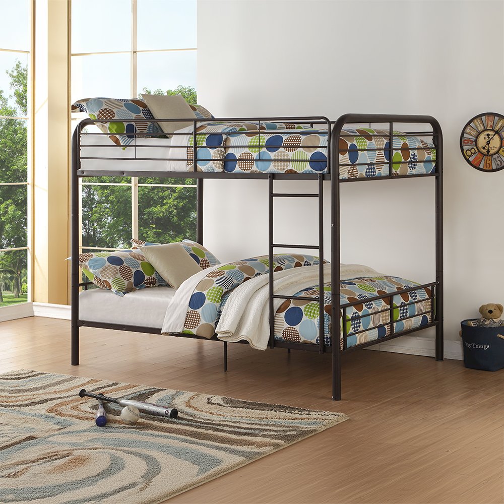 Bristol Bunk Bed (F/F) Dark Brown. Picture 1