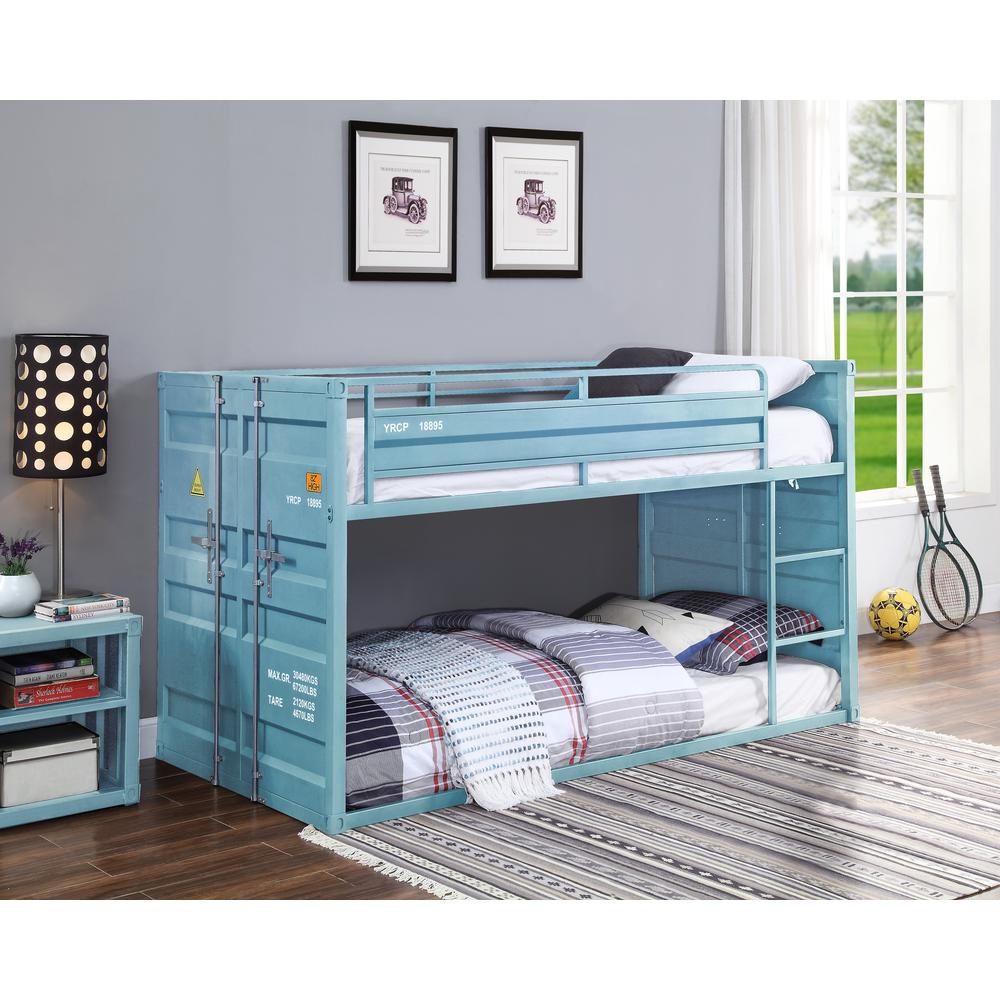 Cargo Bunk Bed (T/T) Aqua. Picture 1