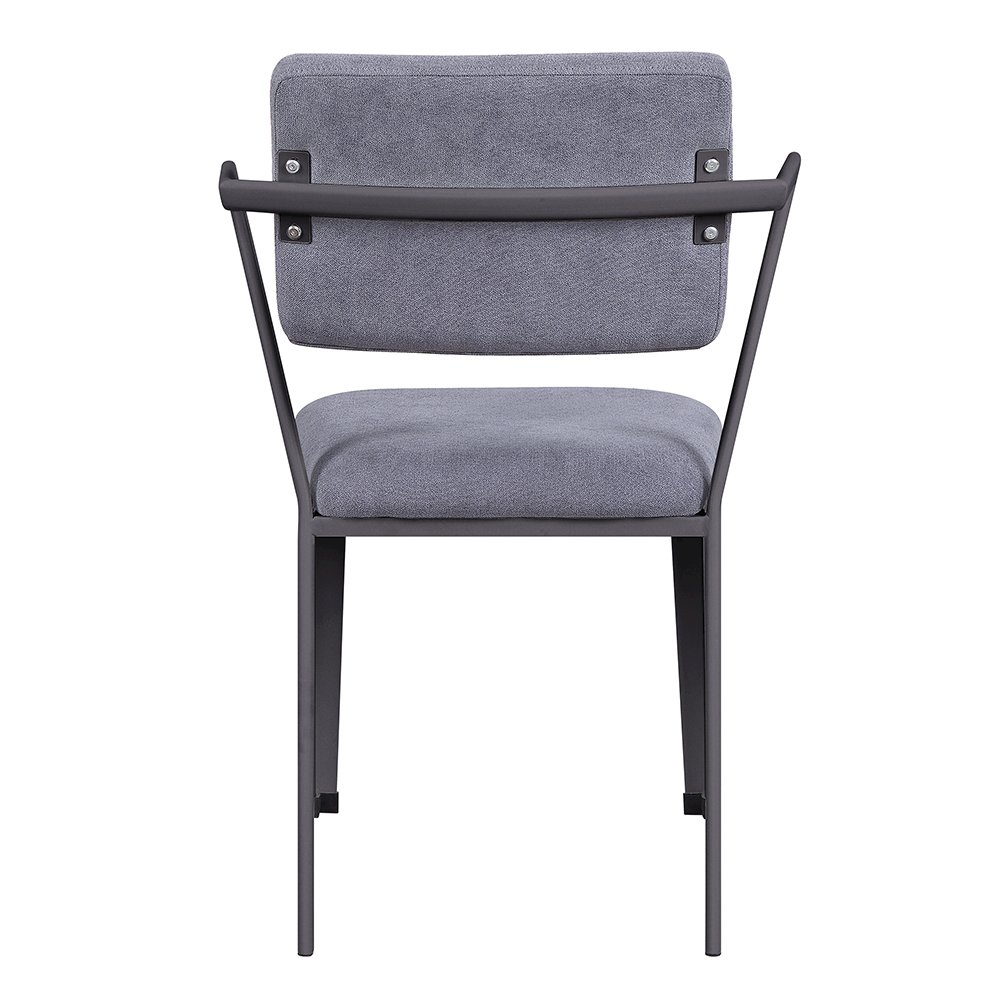 Cargo Office Chair Gray Fabric & Gunmetal. Picture 4