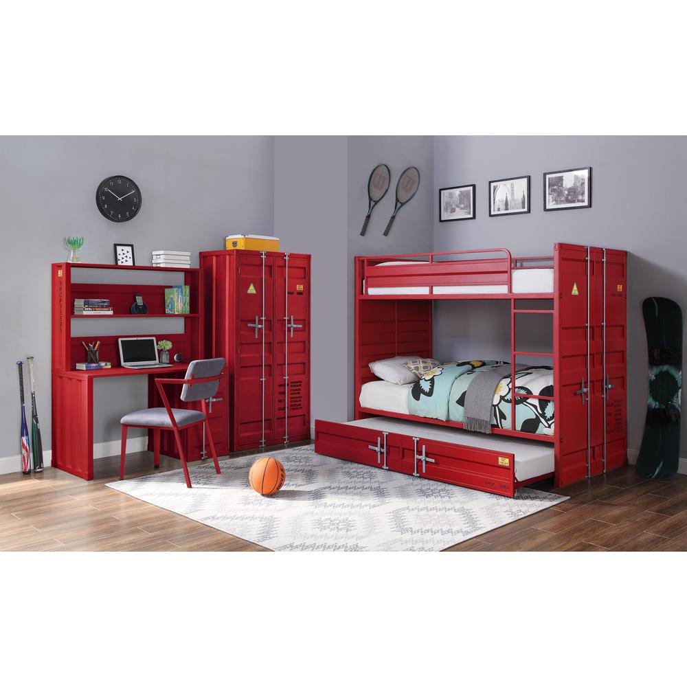 Cargo Bunk Bed (F/F) Red. Picture 2