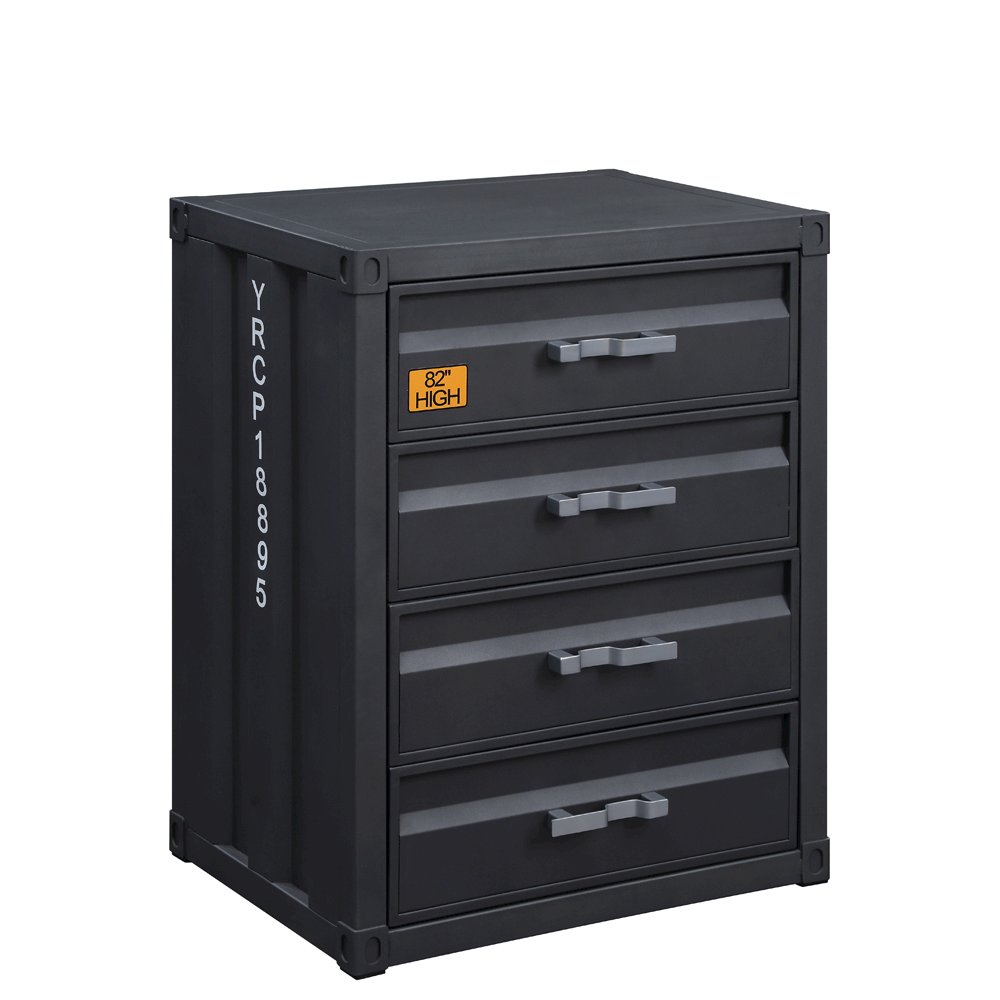 Cargo Chest w/4 Drawers Gunmetal. Picture 2