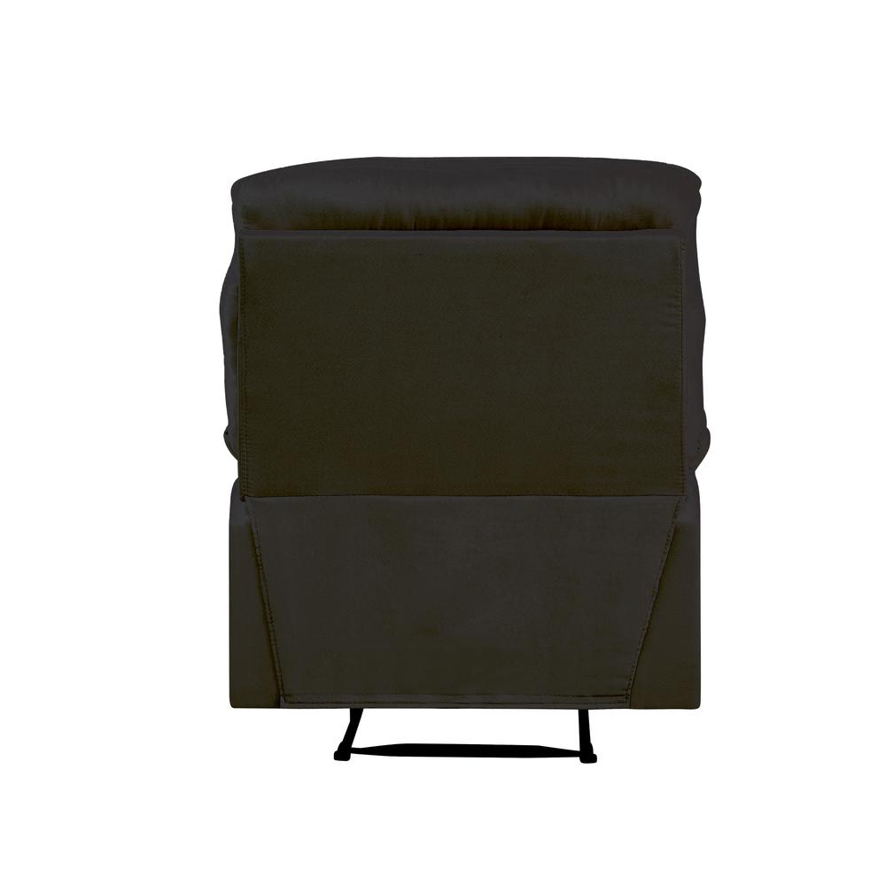 Arcadia Motion Recliner Black Woven Fabric. Picture 4