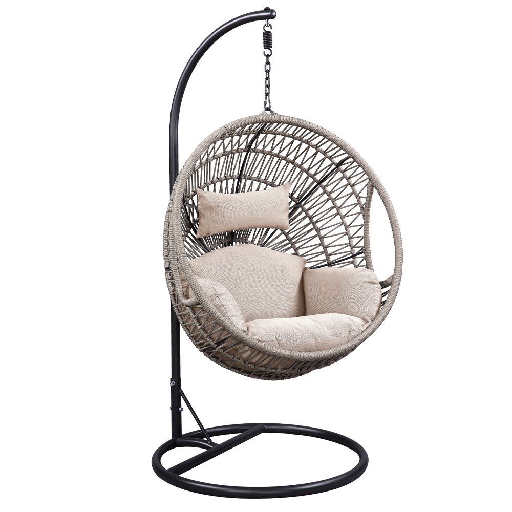 Vasant Hanging Chair Fabric & Rope. Picture 2