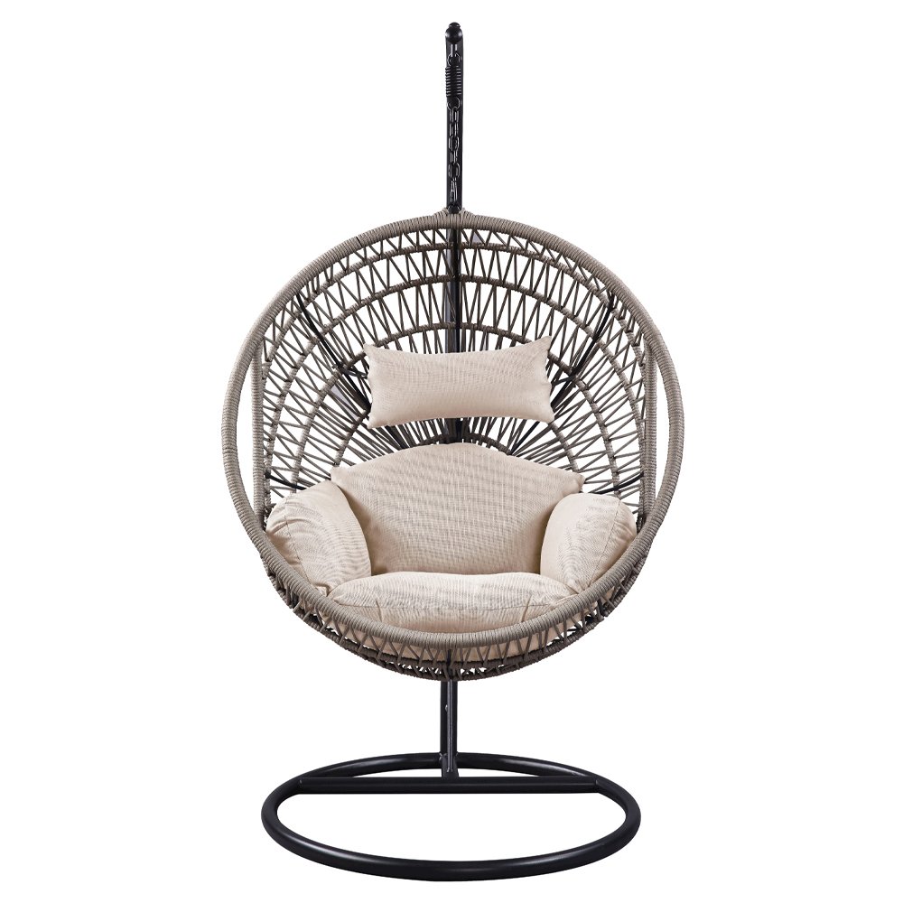 Vasant Hanging Chair Fabric & Rope. Picture 3