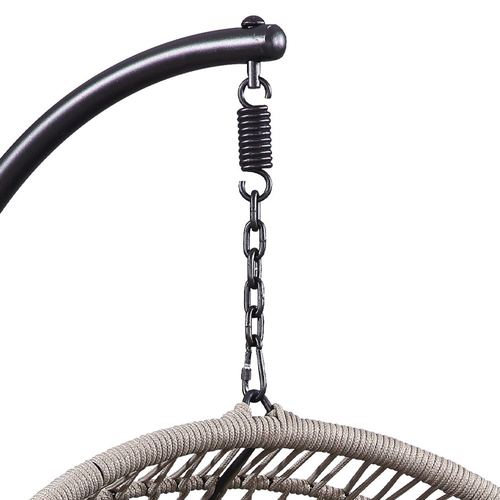 Vasant Hanging Chair Fabric & Rope. Picture 5