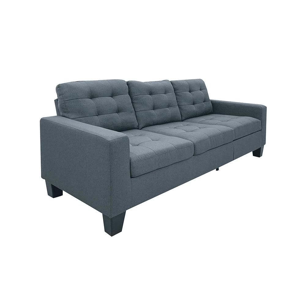 Earsom Sofa and Ottoman, Gray Linen (52775). Picture 2