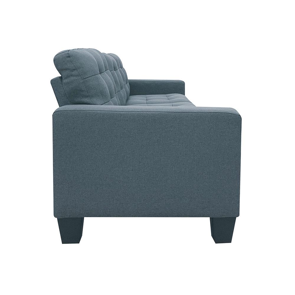 Earsom Sofa and Ottoman, Gray Linen (52775). Picture 13