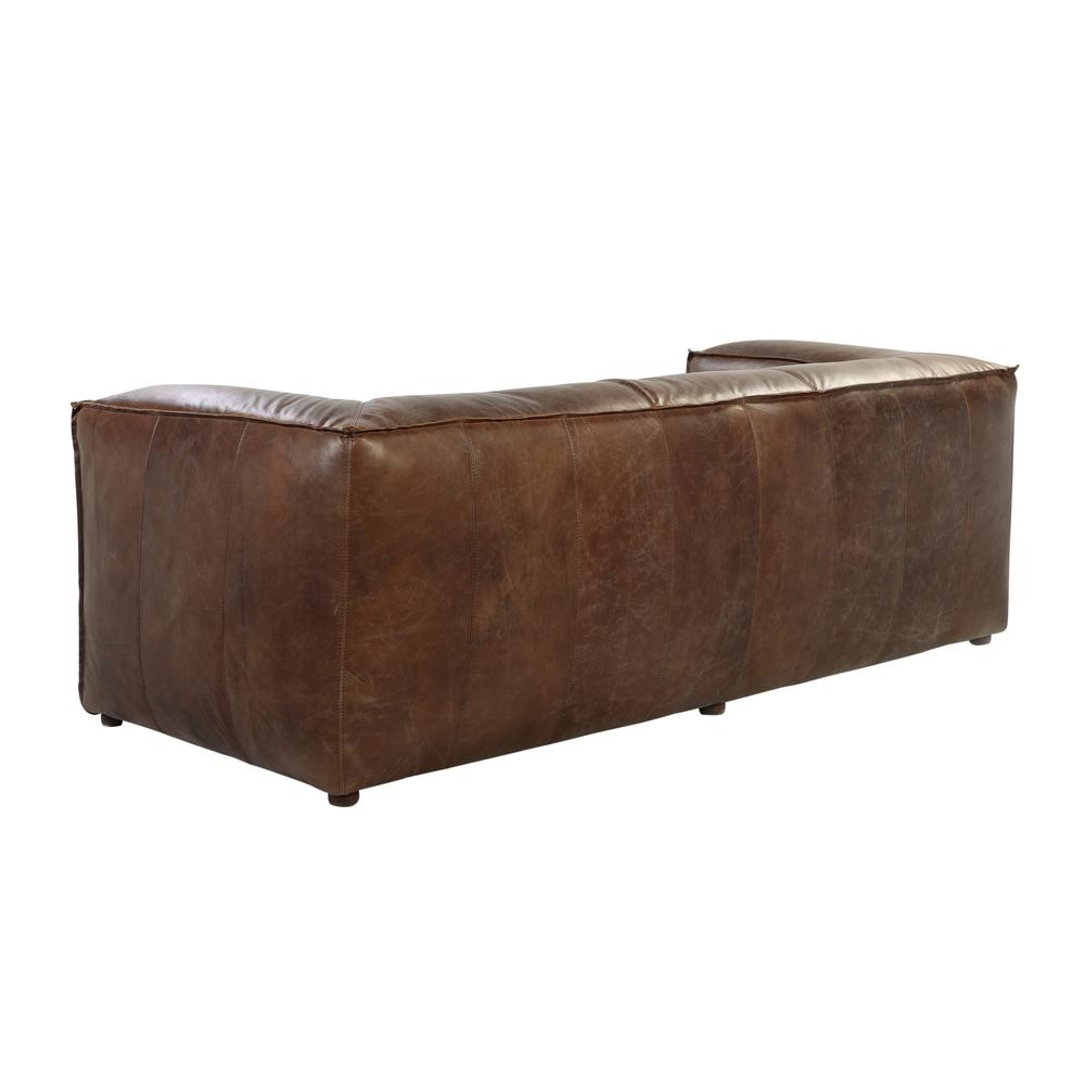Brancaster Sofa, Retro Brown Top Grain Leather. Picture 2