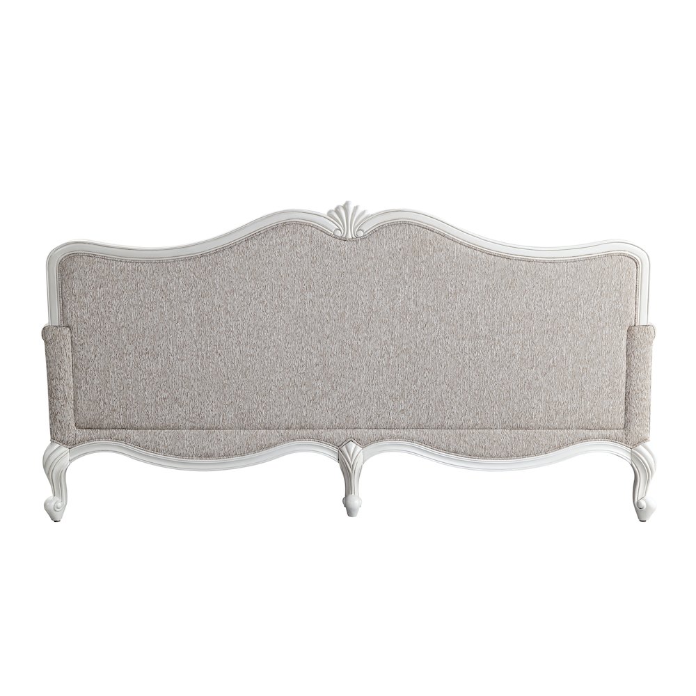 Ciddrenar Sofa w/5 Pillows Fabric & White. Picture 4