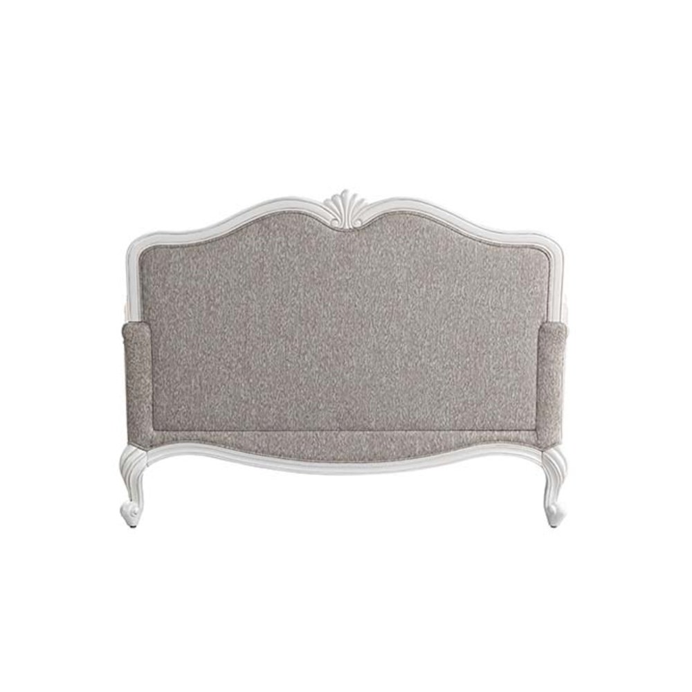 Ciddrenar Loveseat w/3 Pillows Fabric & White. Picture 9