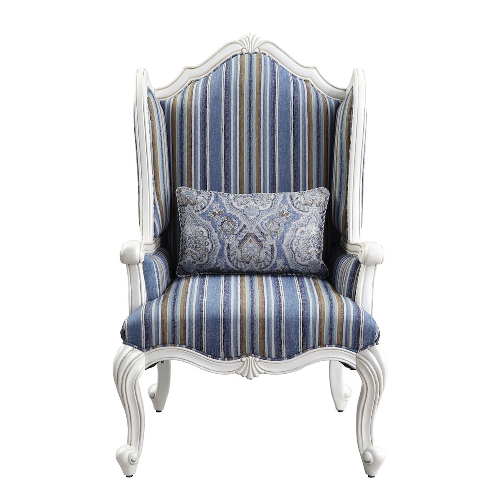 Ciddrenar Chair w/Pillow Fabric & White. Picture 2