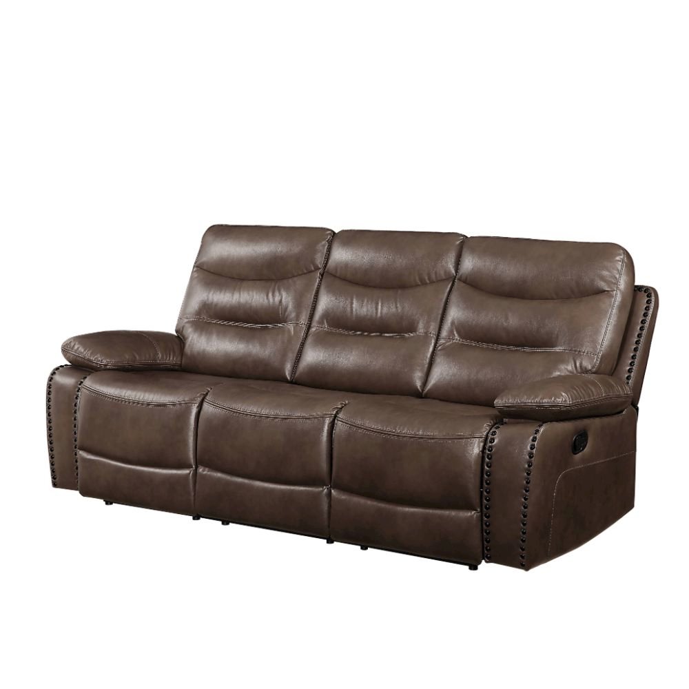 Aashi Motion Sofa Brown LeatherGel Match. Picture 1