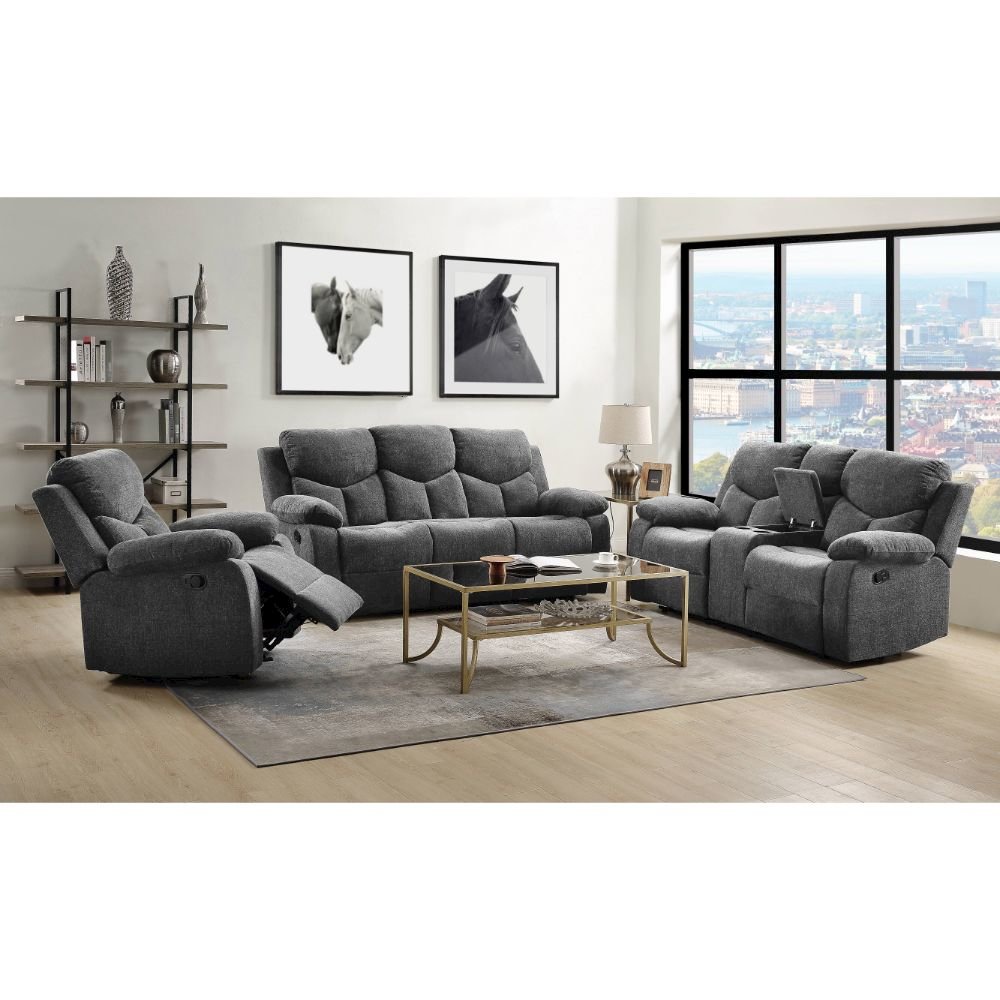 Kalen Motion Sofa Gray Chenille. Picture 9
