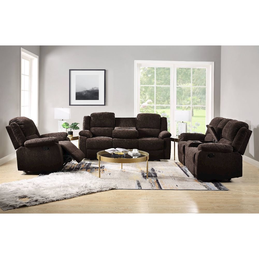 Madden Motion Sofa Brown Chenille. Picture 8