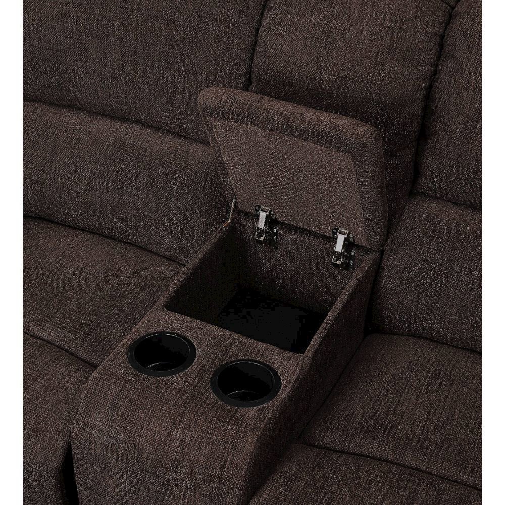 Madden Motion Sofa Brown Chenille. Picture 7