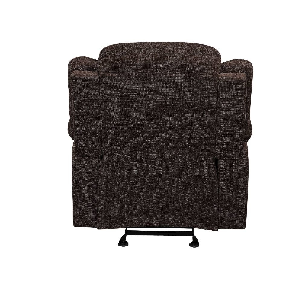 Madden Motion Glider Recliner Brown Chenille. Picture 4