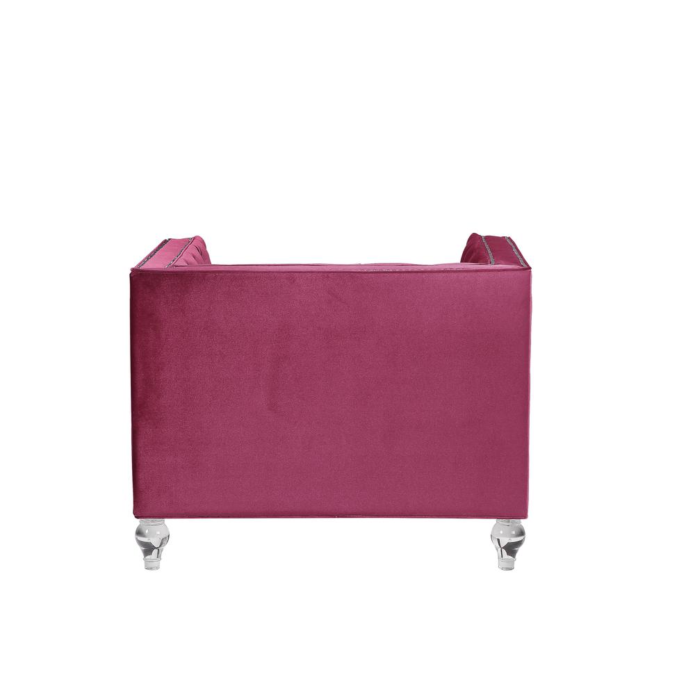 Heibero Chair, Burgundy Velvet (56897). Picture 3