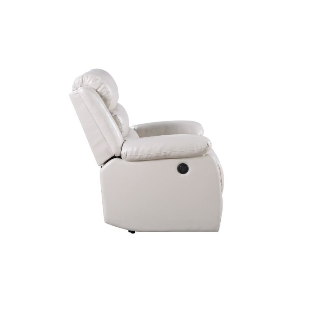 Eilbra Power Motion Recliner Beige Synthetic Leather. Picture 4